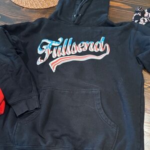 Fullsend Black Hoodie for Men